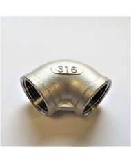 Kolano nierdzewne AISI 316 GW/GZ 1/8″ (kwasoodporne, 90°)