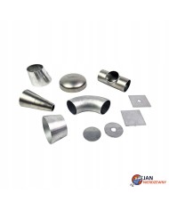 Kolano spawane nierdzewne fi 168,3x2 mm 90° AISI 304 (EN 1.4301)