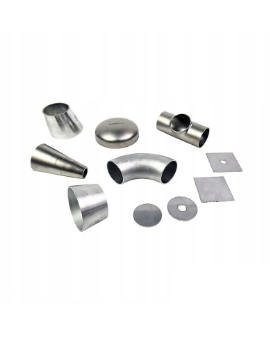 Kolano spawane nierdzewne fi 219,1x2 mm 90° AISI 304 (EN 1.4301)