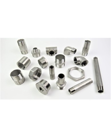 REDUKCJA GWINTOWANA 1"x3/8", AISI 304 – SUROWA