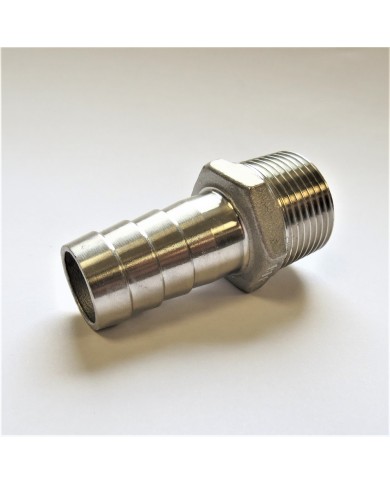 NYPEL NIERDZEWNY DO WĘŻA GZ Z NAKRĘTKĄ 1 1/4"