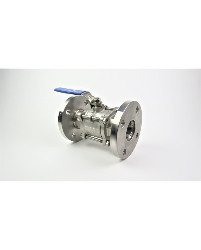 ZAWÓR KULOWY KOŁNIERZOWY 2-CZĘŚCIOWY 1" GAT. 316