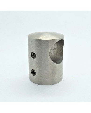 UCHWYT PRZELOTOWY NIERDZEWNY  FI 16 SZLIF NA PROFIL 40X40 304