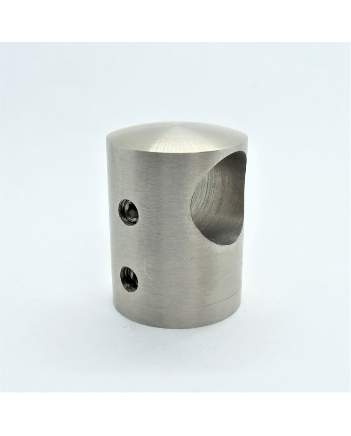 UCHWYT PRZELOTOWY NIERDZEWNY  FI 16 SZLIF NA PROFIL 40X40 304