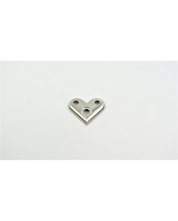 BLASZKA MONTAŻOWA NIERDZEWNA NAROŻNA 90° SZLIF POD RURĘ 42,4X2 304