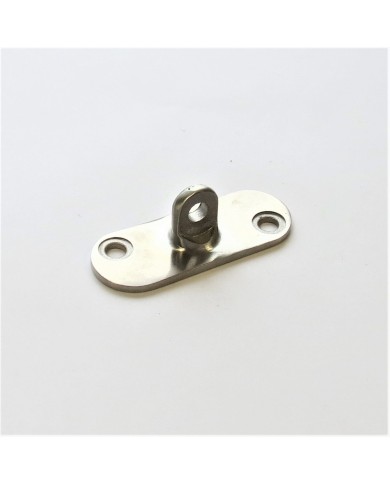 BLASZKA MONTAŻOWA NIERDZEWNA PRZEGUBOWA SZLIF POD PROFIL 40X40X2 304