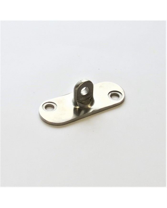 BLASZKA MONTAŻOWA NIERDZEWNA PRZEGUBOWA SZLIF POD PROFIL 40X40X2 304