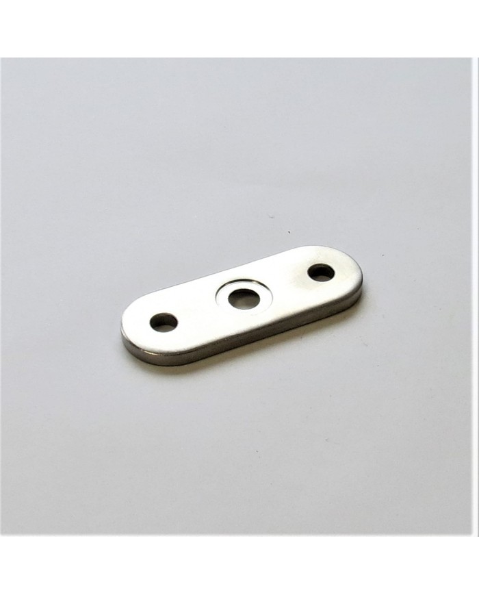 BLASZKA MONTAŻOWA NIERDZEWNA STANDARD SZLIF POD PROFIL 40X40X2 304