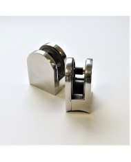 UCHWYT DO SZKŁA NIERDZEWNY 45x45 NA RURĘ POLER 304