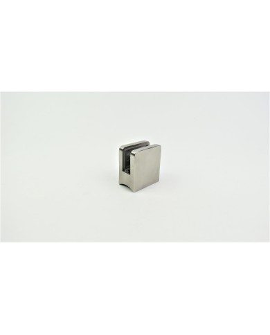 UCHWYT DO SZKŁA NIERDZEWNY 45X45 NA RURĘ SZLIF 304