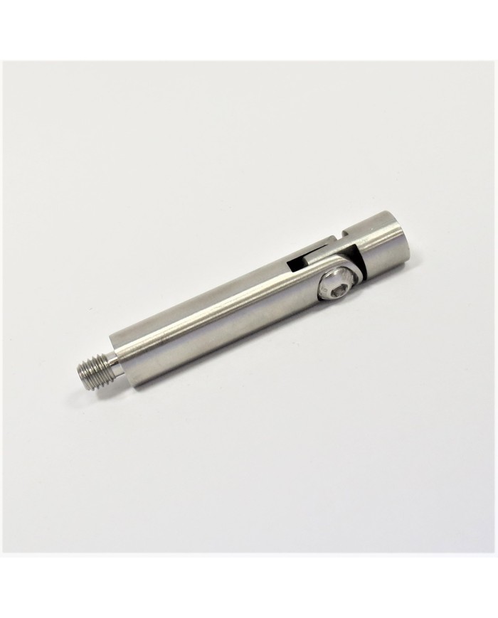 PRĘT MONTAŻOWY NIERDZEWNY Z PRZEGUBEM SZLIF FI14 M8 304