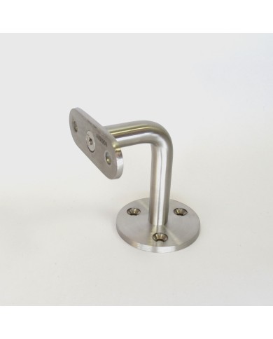 WSPORNIK PORĘCZY "L" SZLIF Z BLASZKĄ MONTAŻOWĄ NA PROFIL Z OTW. 304