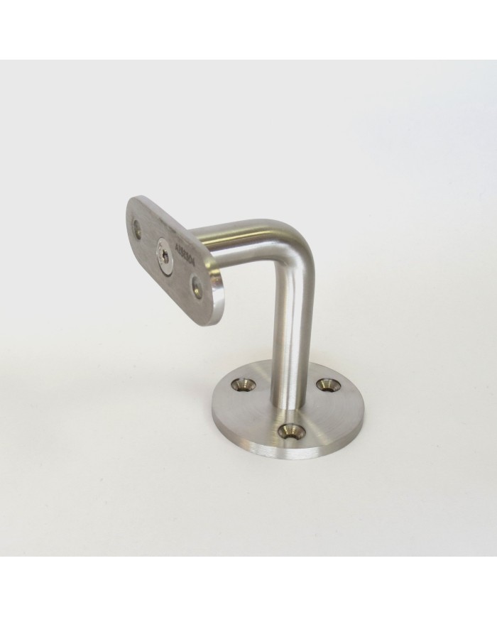 WSPORNIK PORĘCZY "L" SZLIF Z BLASZKĄ MONTAŻOWĄ NA PROFIL Z OTW. 304