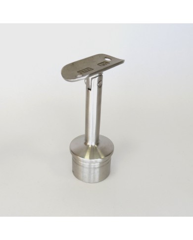 WSPORNIK PRZEGUBOWY SZLIF WBIJANY DO RURY 42,4X2 Z BLASZKĄ POD RURĘ