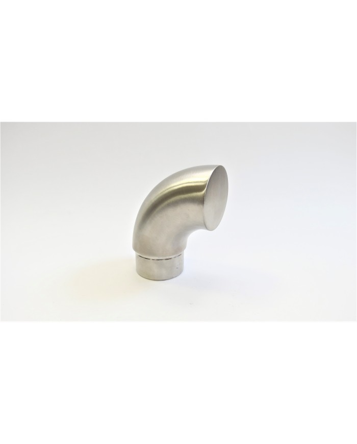 ZAKOŃCZENIE POCHWYTU 42,4X2 SZLIF PŁASKIE KOLANO NIERDZEWNE GAT. 304