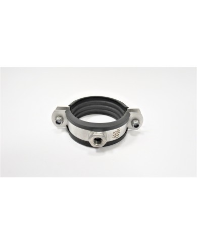 OBEJMA FI 34 Z NAKRĘTKĄ M8 + WKŁADKA GUMOWA