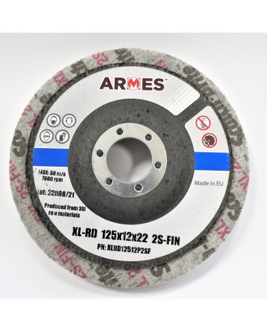 DYSK ARMES Z WŁÓKNINY 125x12x22 2S-FIN