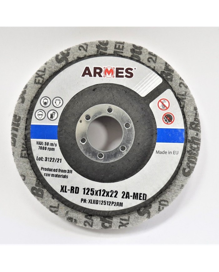 DYSK ARMES Z WŁÓKNINY 125X12X22  2A-MED