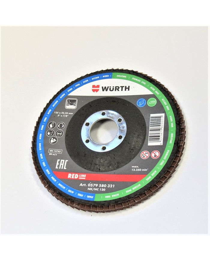 ŚCIERNICA LAMELKOWA WURTH P120