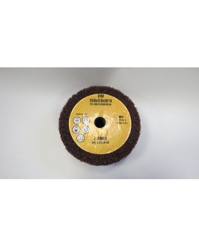 ŚCIERNICA GARNKOWA Z WŁÓKNINY 100x50xM14 AMED ARMES