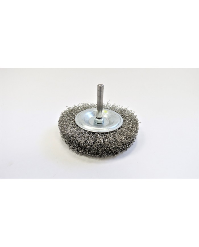 SZCZOTKA DRUCIANA FI 50 Z TRZPIENIEM  NIERDZEWNA