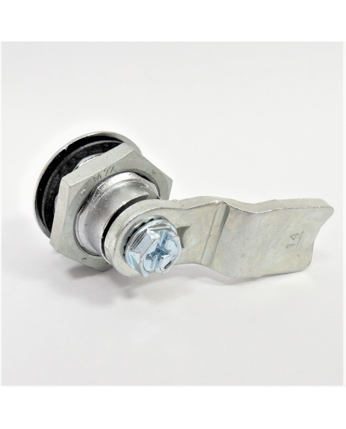 ZAMEK ĆWIARTKI ZE SPRĘŻYNĄ IP65 8X8 OCYNK