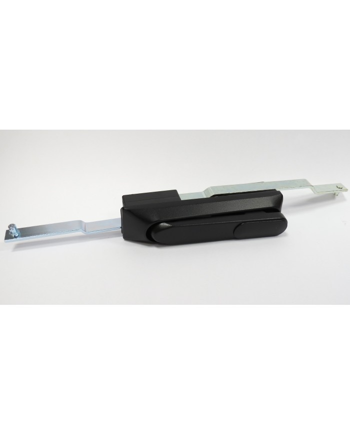 ZAMEK RS980 + MECHANIZM ZĘBATY MZ2-(KORPUS PA, PŁASKOWNIKI STAL OCYNKOWANA)