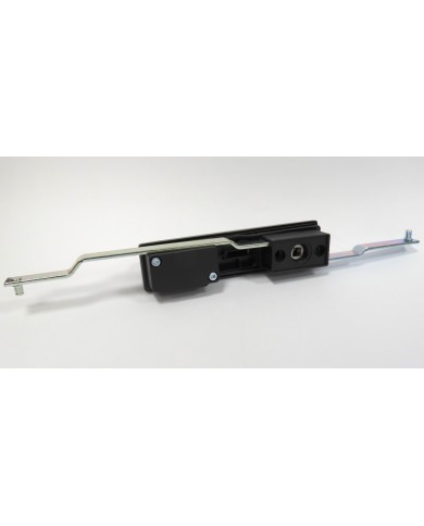 ZAMEK RS980 + MECHANIZM ZĘBATY MZ2-(KORPUS PA, PŁASKOWNIKI STAL OCYNKOWANA)