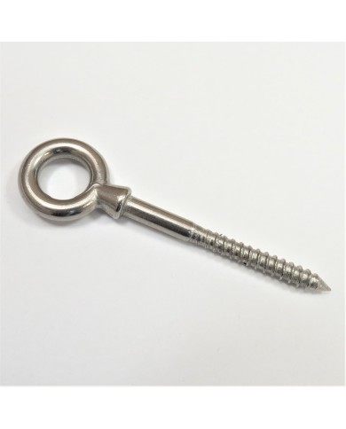 WKRĘT NIERDZEWNY OCZKOWY DO DREWNA DIN 8268 8X123