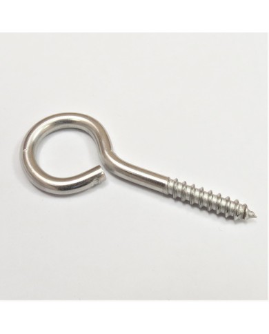 WKRĘT NIERDZEWNY OCZKOWY DO DREWNA SUFITOWY DIN 8705 4,4X64