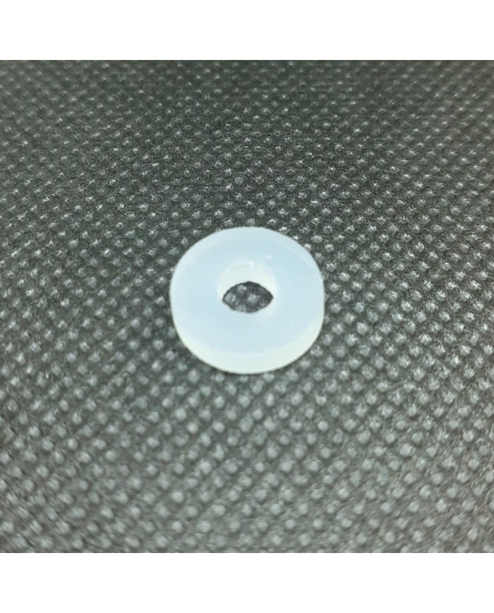 USZCZELKA PŁASKA DO ZAWORÓW IGLICOWYCH 12,5X5 SILIKON TRANSPARENTNY