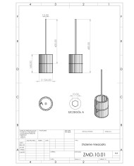 MIESZADŁO ZE STALI NIERDZEWNEJ DWUPIĘTROWE - BLASZKI FI 124MM M14