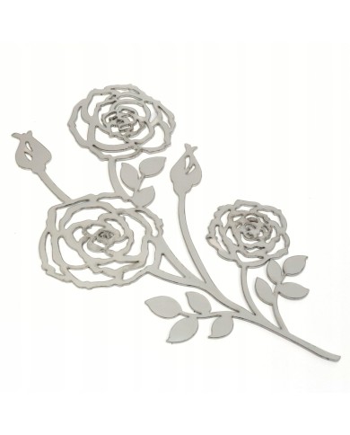 DEKORACJA NAGROBNA "RÓŻA-3" 250,3X159,5MM