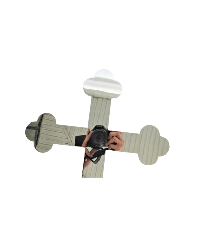 KRZYŻ POLEROWANY 40CM