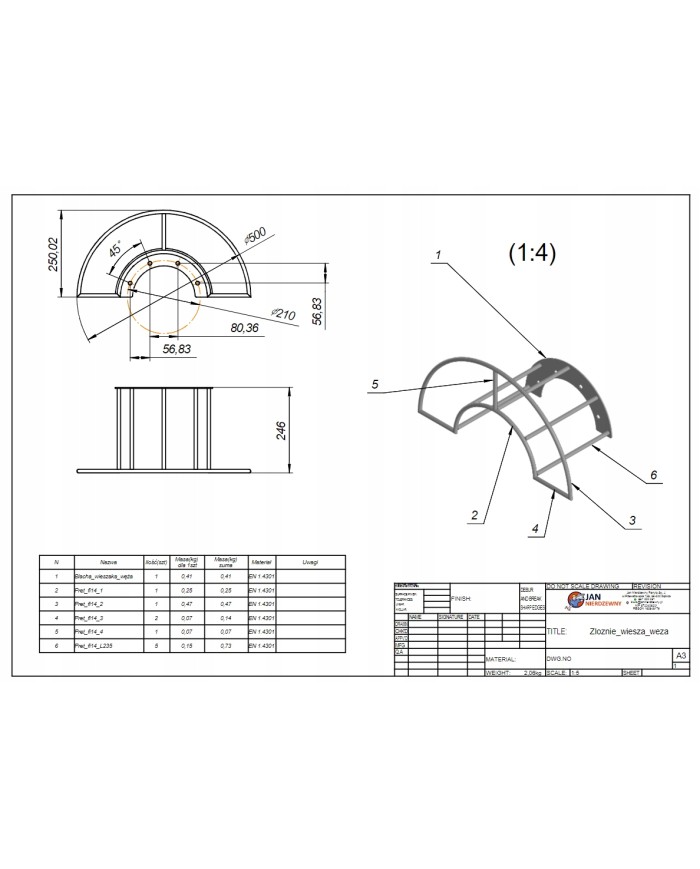 WIESZAK DO WĘŻA OGRODOWEGO