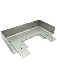 ROZETA NIERDZEWNA SKŁADANA 40X40 / ZEW. 105X105MM / WYS. 20MM SZLIF