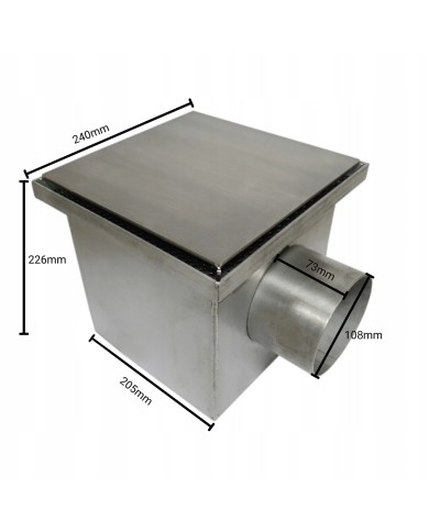 KRATKA ŚCIEKOWA Z ODPŁYWEM BOCZNYM