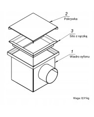 KRATKA ŚCIEKOWA Z ODPŁYWEM BOCZNYM
