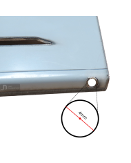 OSŁONA PALNIKA GRILL GAZOWY STAL NIERDZEWNA 39x12,3cm 4SZT