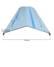 OSŁONA PALNIKA GRILL GAZOWY STAL NIERDZEWNA 39x12,3cm 4SZT