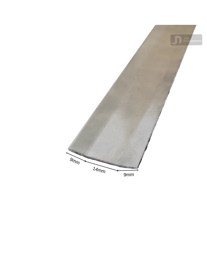PRÓG LISTWA PRZYPODŁOGOWA NIERDZEWNA 100X30CM 1MM