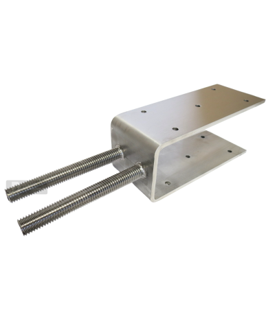 UCHWYT MOCOWANIA PODSTAWA SŁUPA STAL NIERDZEWNA