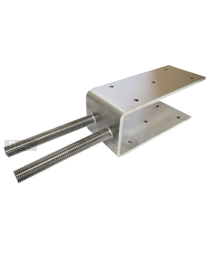 UCHWYT MOCOWANIA PODSTAWA SŁUPA STAL NIERDZEWNA