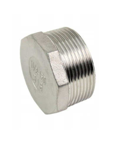 Korek nierdzewny 1 1/2″ AISI 316 SUROWY