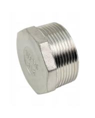 Korek nierdzewny 1″ AISI 316 SUROWY