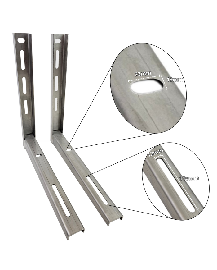 WSPORNIK KLIMATYZACJI STAL NIERDZEWNA 45X5-A
