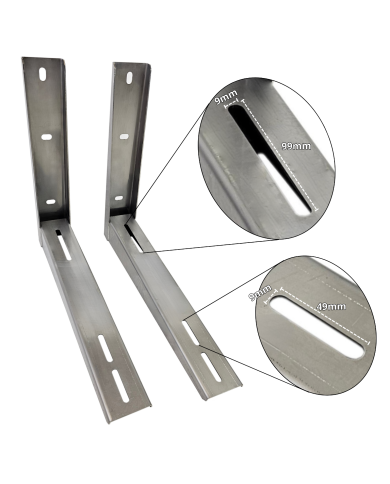 WSPORNIK KLIMATYZACJI STAL NIERDZEWNA 45X6