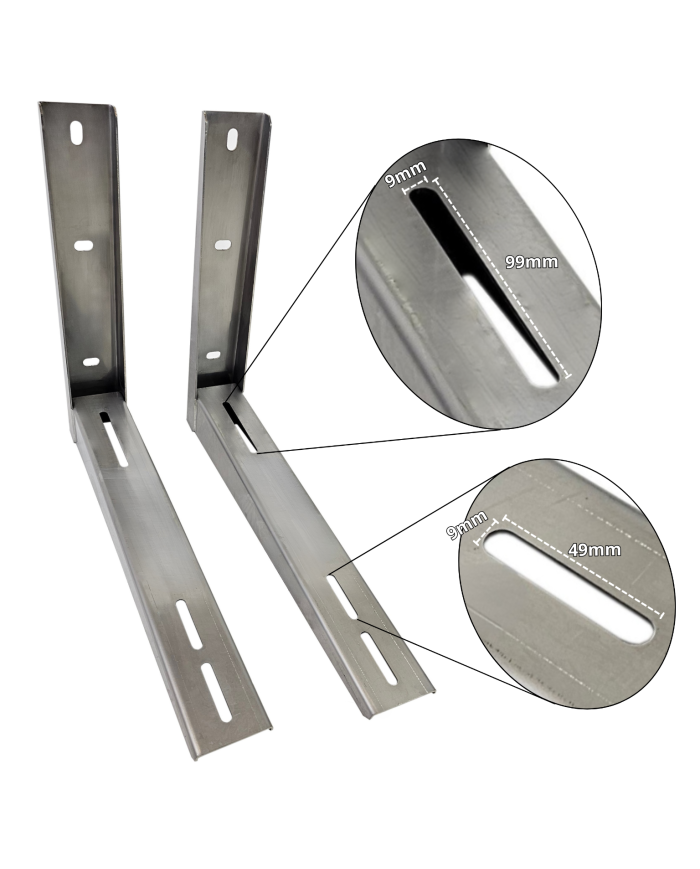 WSPORNIK KLIMATYZACJI STAL NIERDZEWNA 45X6