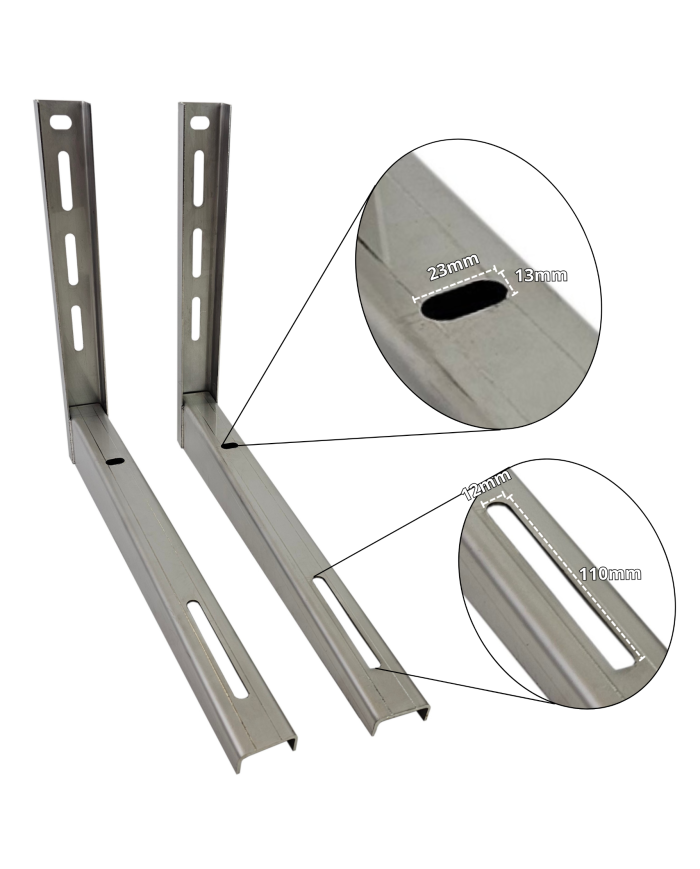 WSPORNIK KLIMATYZACJI STAL NIERDZEWNA 55X5