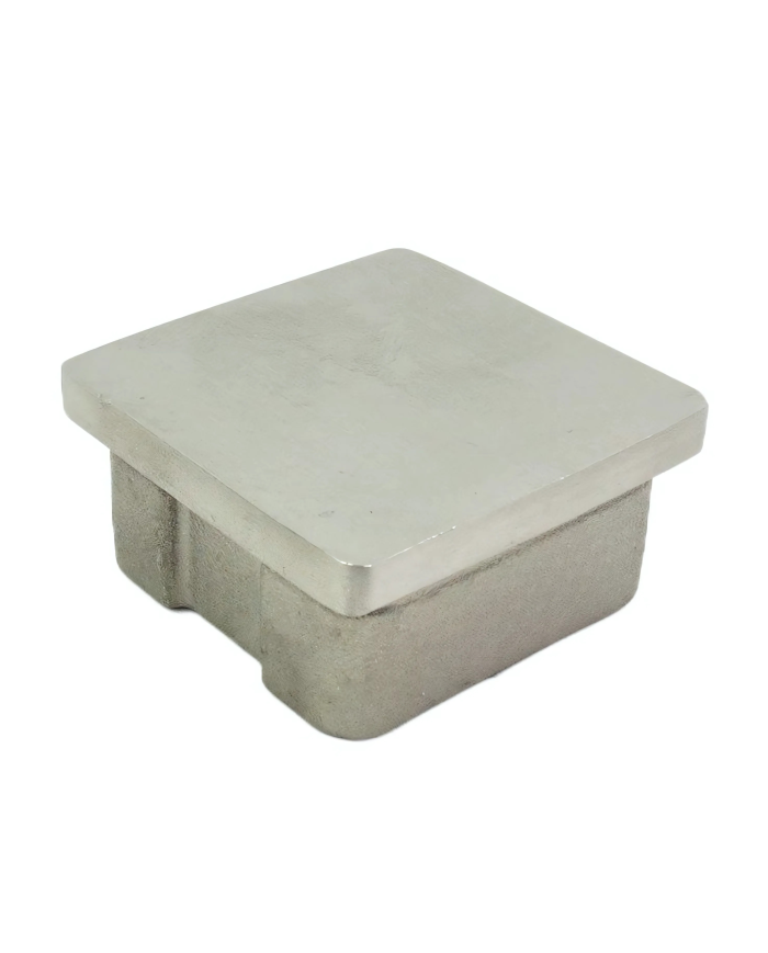 ZAŚLEPKA WBIJANA SZLIF 40X40X2 NIERDZEWNA GAT. 304